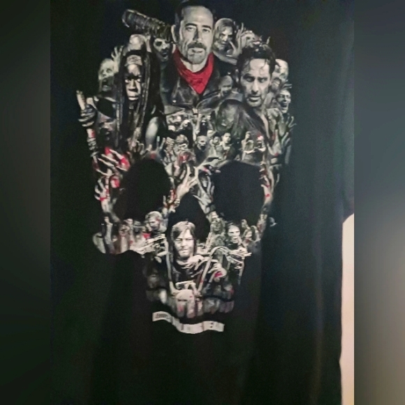 The Walking Dead Other - The Walking Dead with Negan, 2016 Black  Shirt Great Used Condition Size…